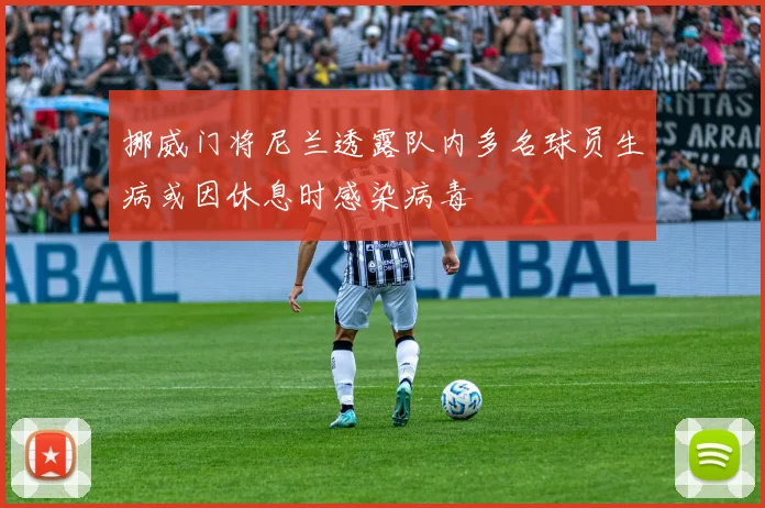 挪威门将尼兰透露队内多名球员生病或因休息时感染病毒