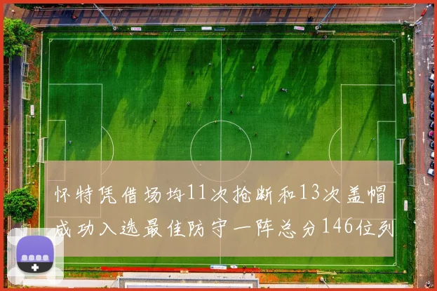怀特凭借场均11次抢断和13次盖帽成功入选最佳防守一阵总分146位列第五