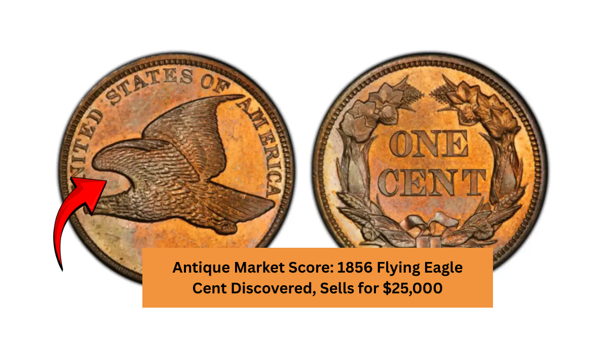 Antique Market Score: 1856 Flying Eagle Cent Discovered, Sells for $25,000
