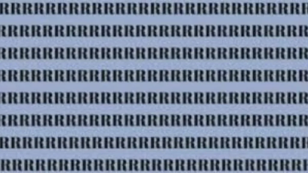 Optical illusion eye test: Only a genius can spot two B’s among R’s in 8 seconds