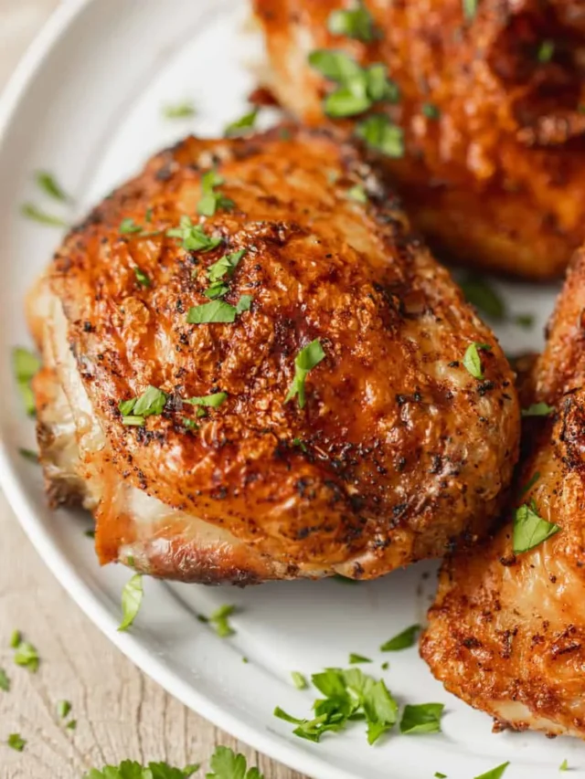 Air Fryer Chicken Thighs Recipe